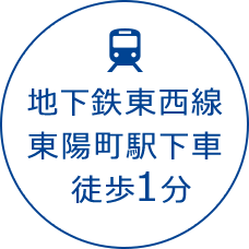 地下鉄東西線東陽町駅下車徒歩2分